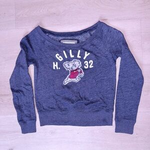 Gilly Hicks Navy Blue Crew Neck Sweater